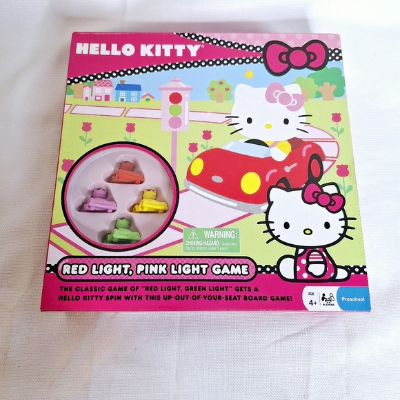 Hello Kitty Other - Hello Kitty brand, "Let's Play Kitty" Red light Pink Light board game.